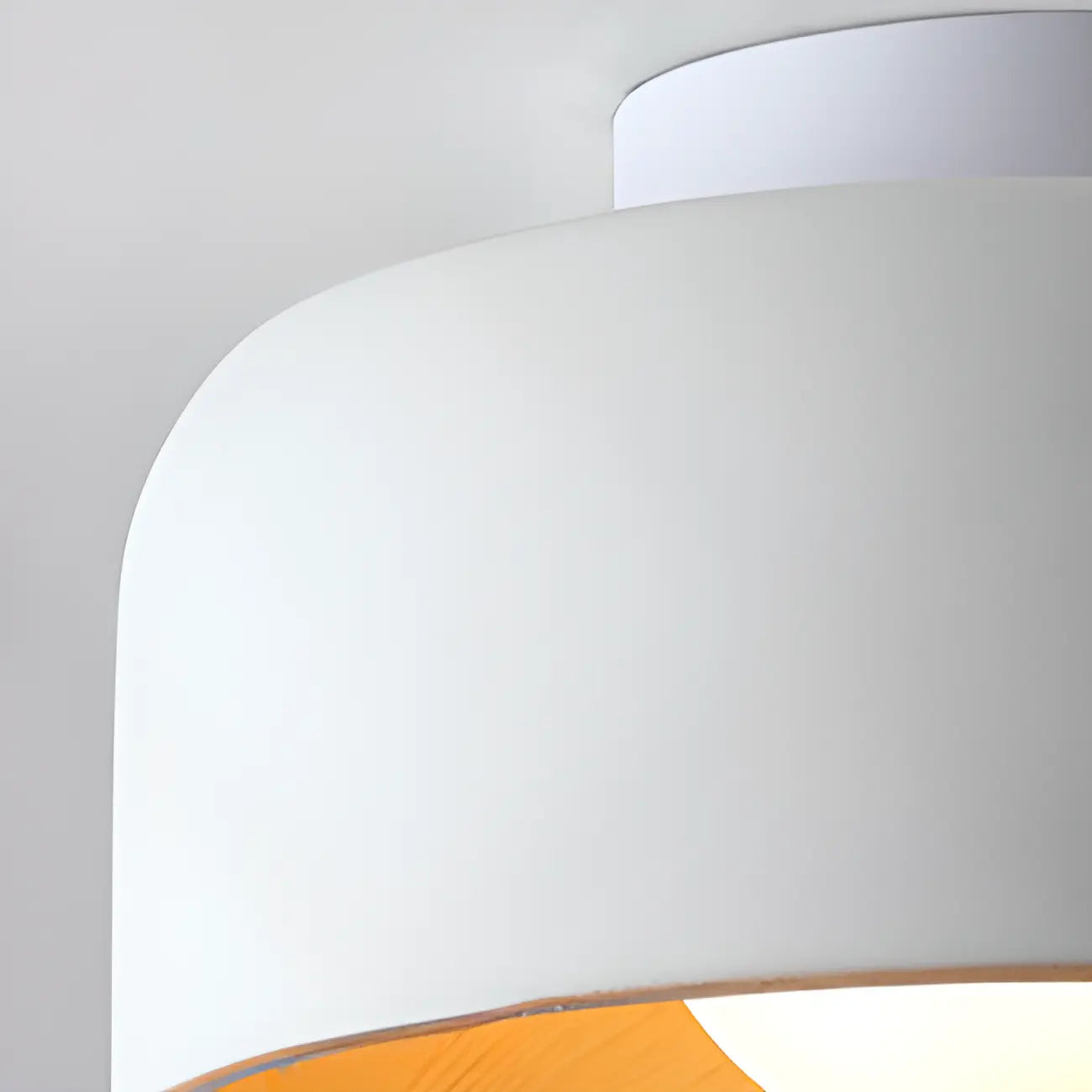 Modern Metal Jar-Shaped Semi Flush Ceiling Light