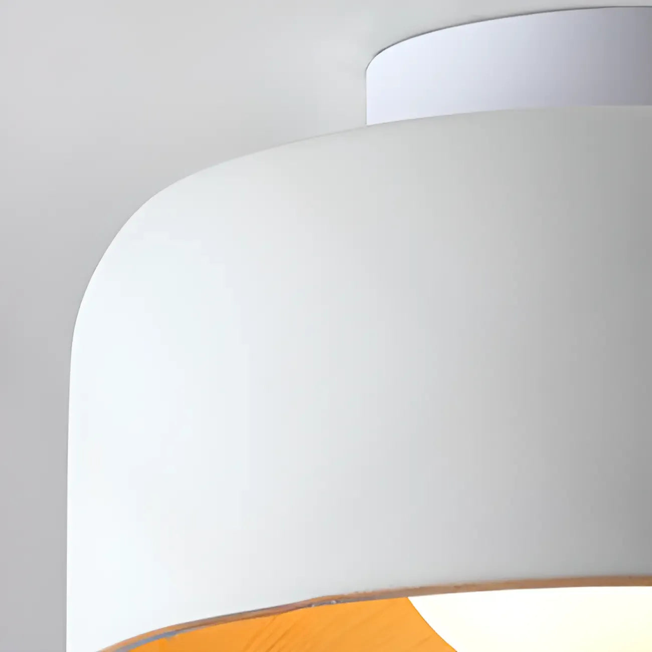 Modern Metal Jar-Shaped Semi Flush Ceiling Light