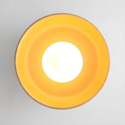 Modern Metal Jar-Shaped Semi Flush Ceiling Light