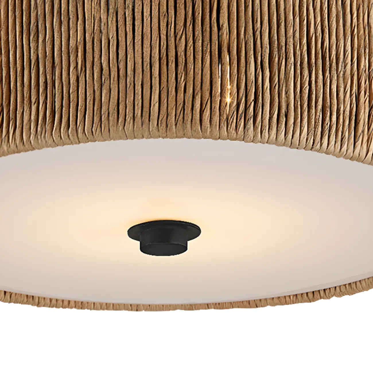 Oriental Cylinder Flush Mount Ceiling Light for Bedroom