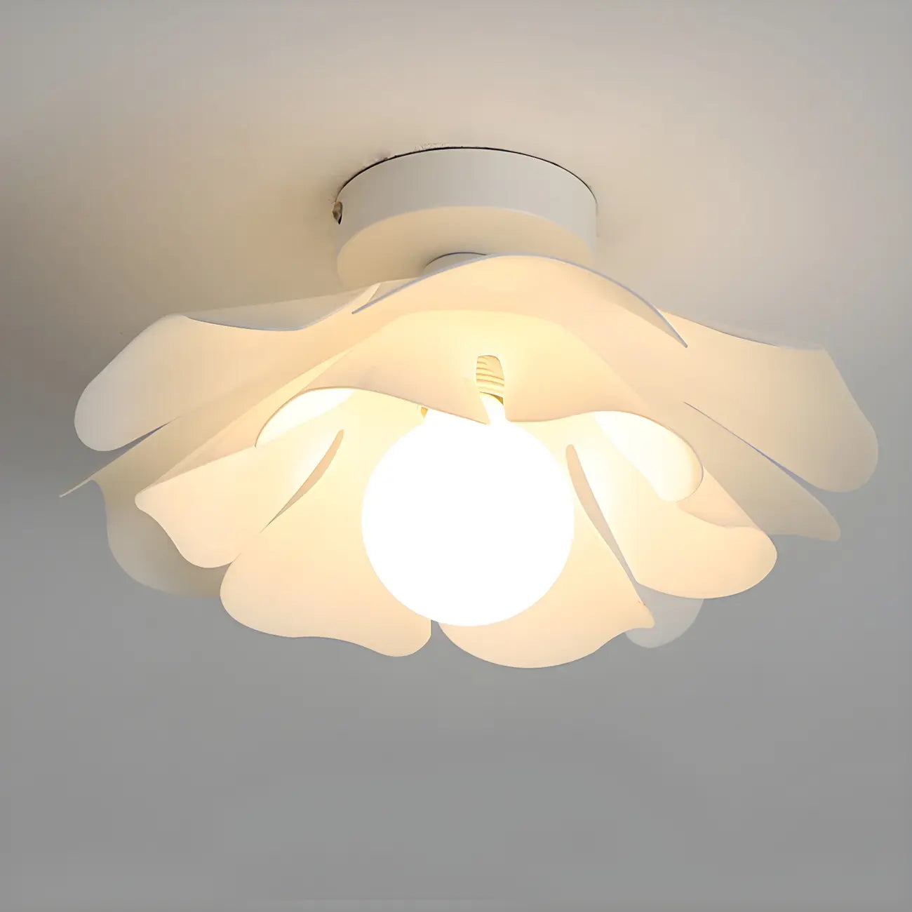 8 Elegant Floral Acrylic LED Ceiling Light for Indoor Use