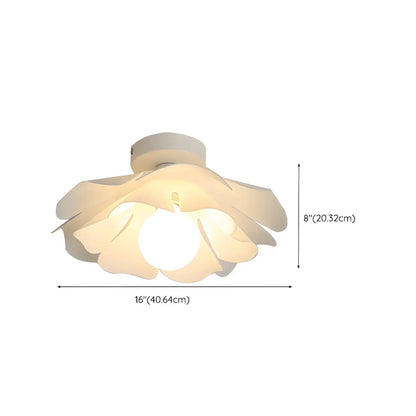8 Elegant Floral Acrylic LED Ceiling Light for Indoor Use