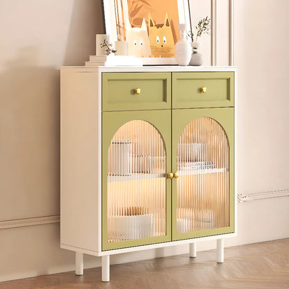 Scandinavian Wooden Kitchen Cabinet with Stone Counter Top