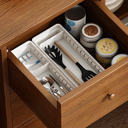 Retro Wooden Waterproof Storage Kitchen Cabinet for Home