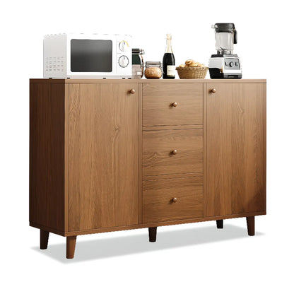 Retro Wooden Waterproof Storage Kitchen Cabinet for Home