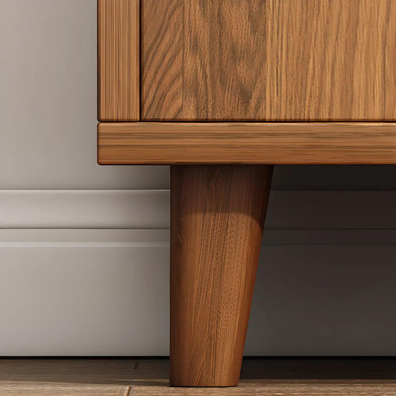 Retro Wooden Waterproof Storage Kitchen Cabinet for Home