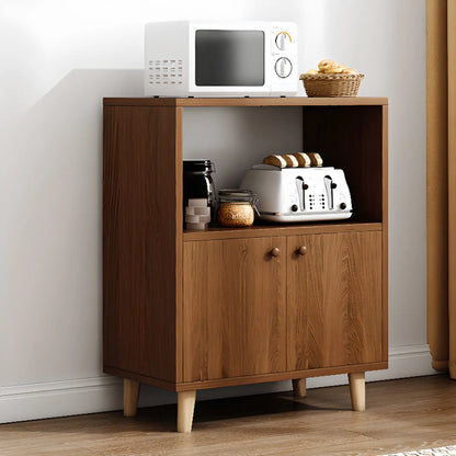 Retro Wooden Waterproof Storage Kitchen Cabinet for Home