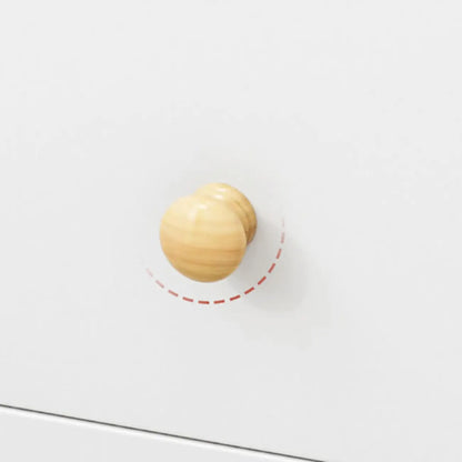 Modish Wooden Nightstand with Open Storage and Drawers