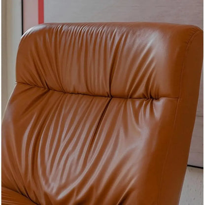 Faux Leather Upholstered Rocking Chair with Optional Ottoman