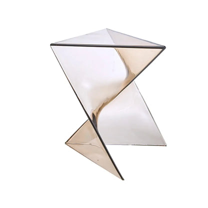 Unique Modern Clear Acrylic End Table for Living Room