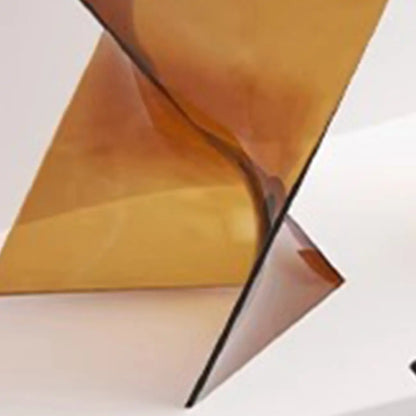 Unique Modern Clear Acrylic End Table for Living Room