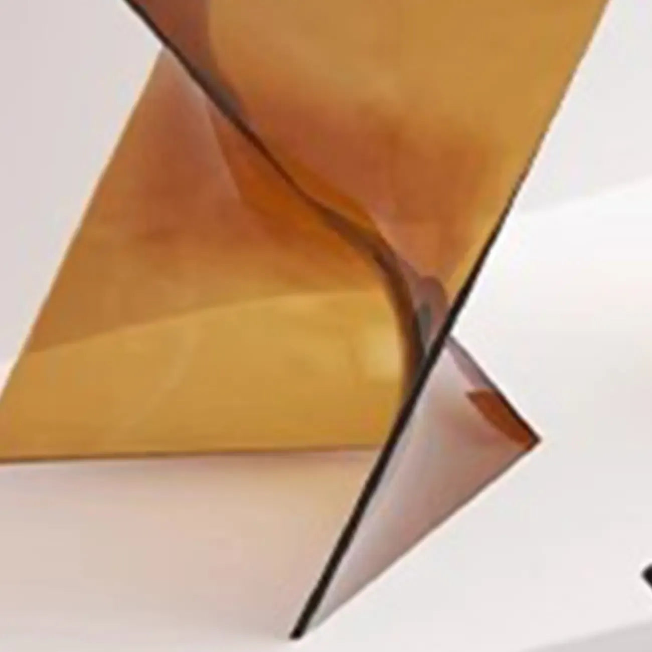 Unique Modern Clear Acrylic End Table for Living Room