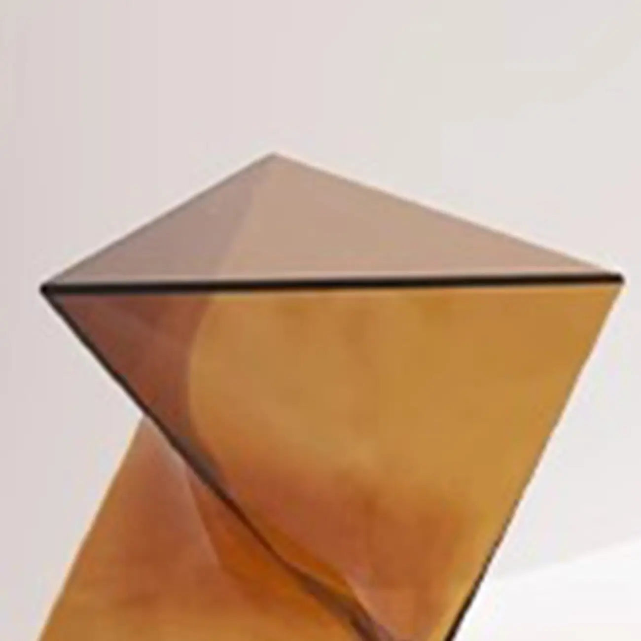 Unique Modern Clear Acrylic End Table for Living Room