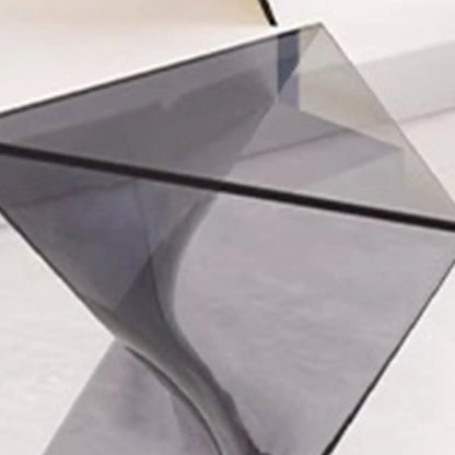 Unique Modern Clear Acrylic End Table for Living Room
