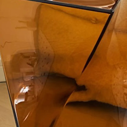 Unique Modern Clear Acrylic End Table for Living Room