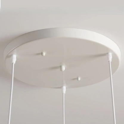 Modern Beige Pleated Fabric Kitchen Pendant Light