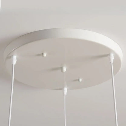 Modern Beige Pleated Fabric Kitchen Pendant Light