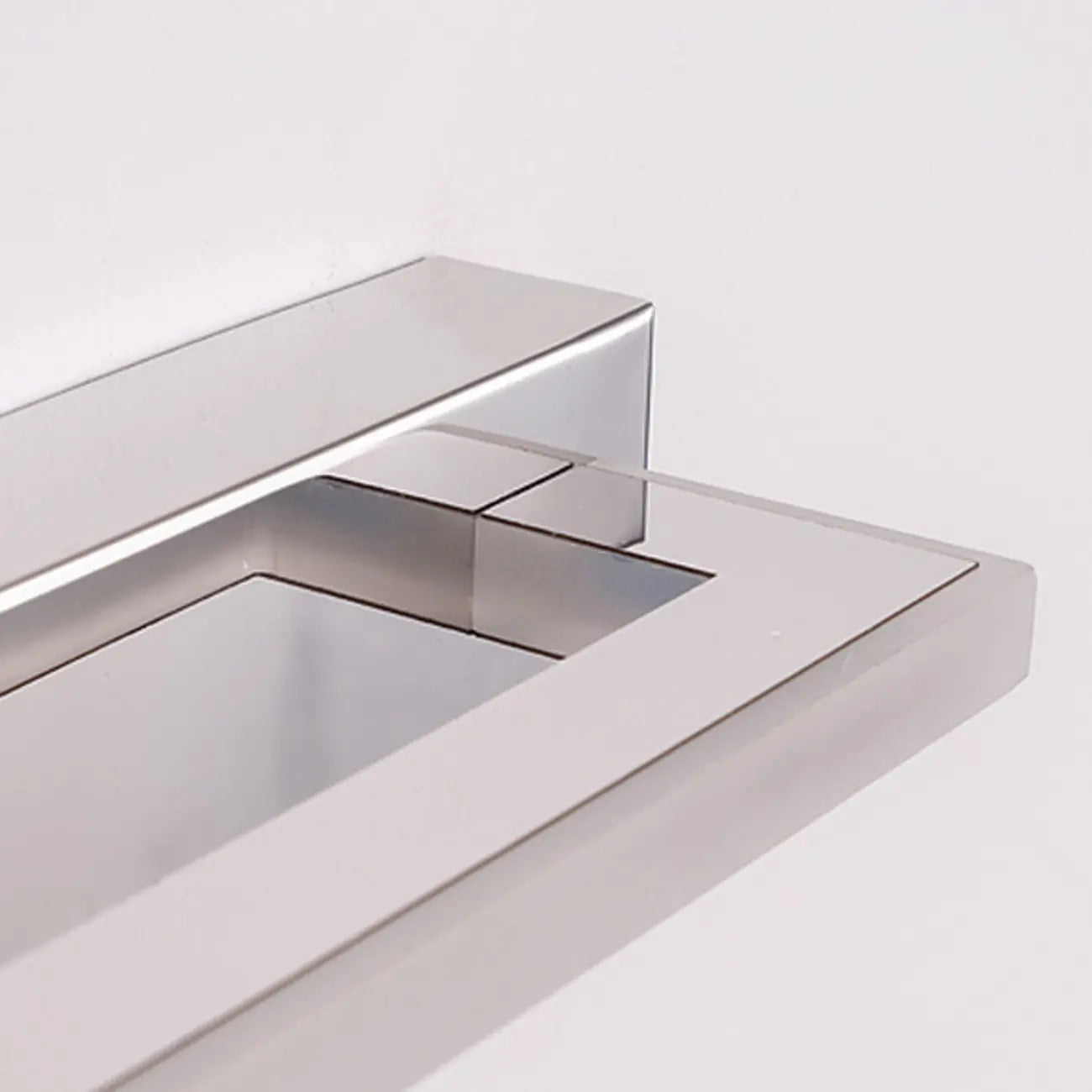 Modern White Metal LED Wall Light with Acrylic Shade