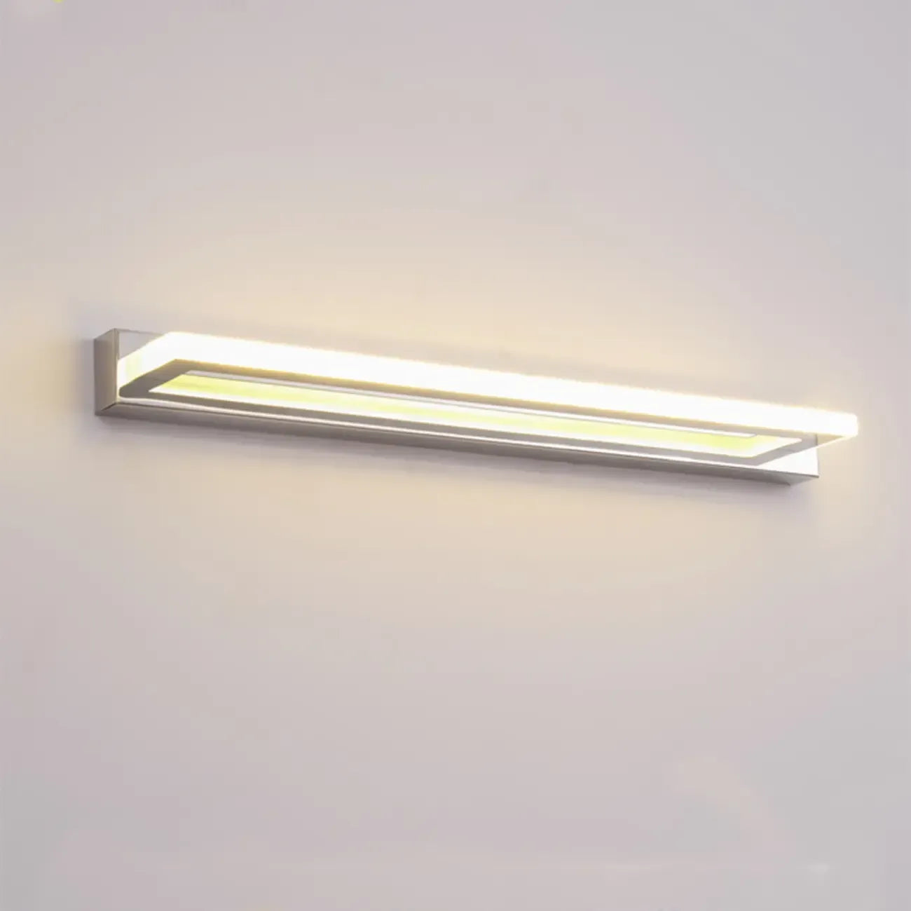 Modern White Metal LED Wall Light with Acrylic Shade