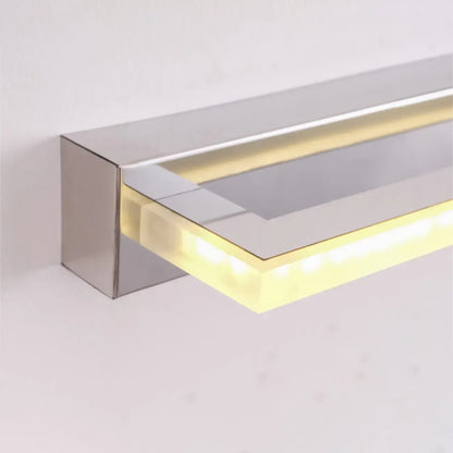 Modern White Metal LED Wall Light with Acrylic Shade
