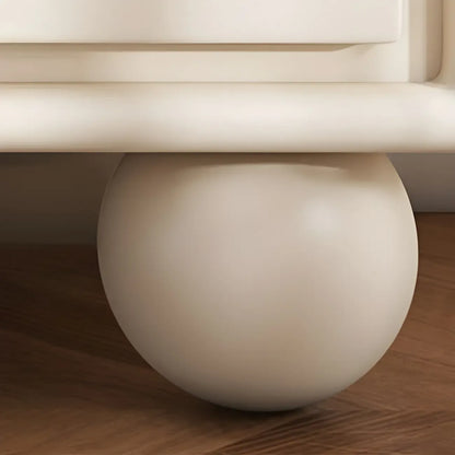 Contemporary Wooden Sideboard with Drawers in White/Black