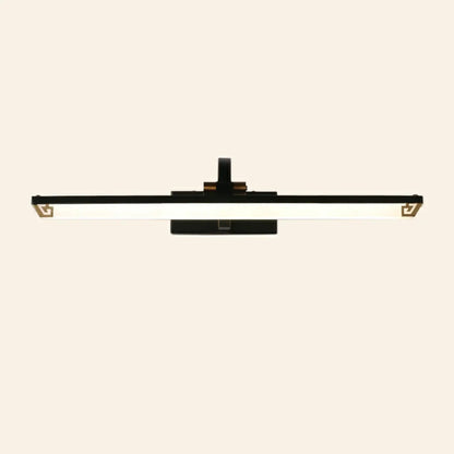 Arched Black Acrylic LED Vanity Light for Bathroom