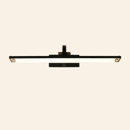 Arched Black Acrylic LED Vanity Light for Bathroom