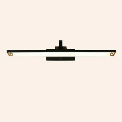 Arched Black Acrylic LED Vanity Light for Bathroom