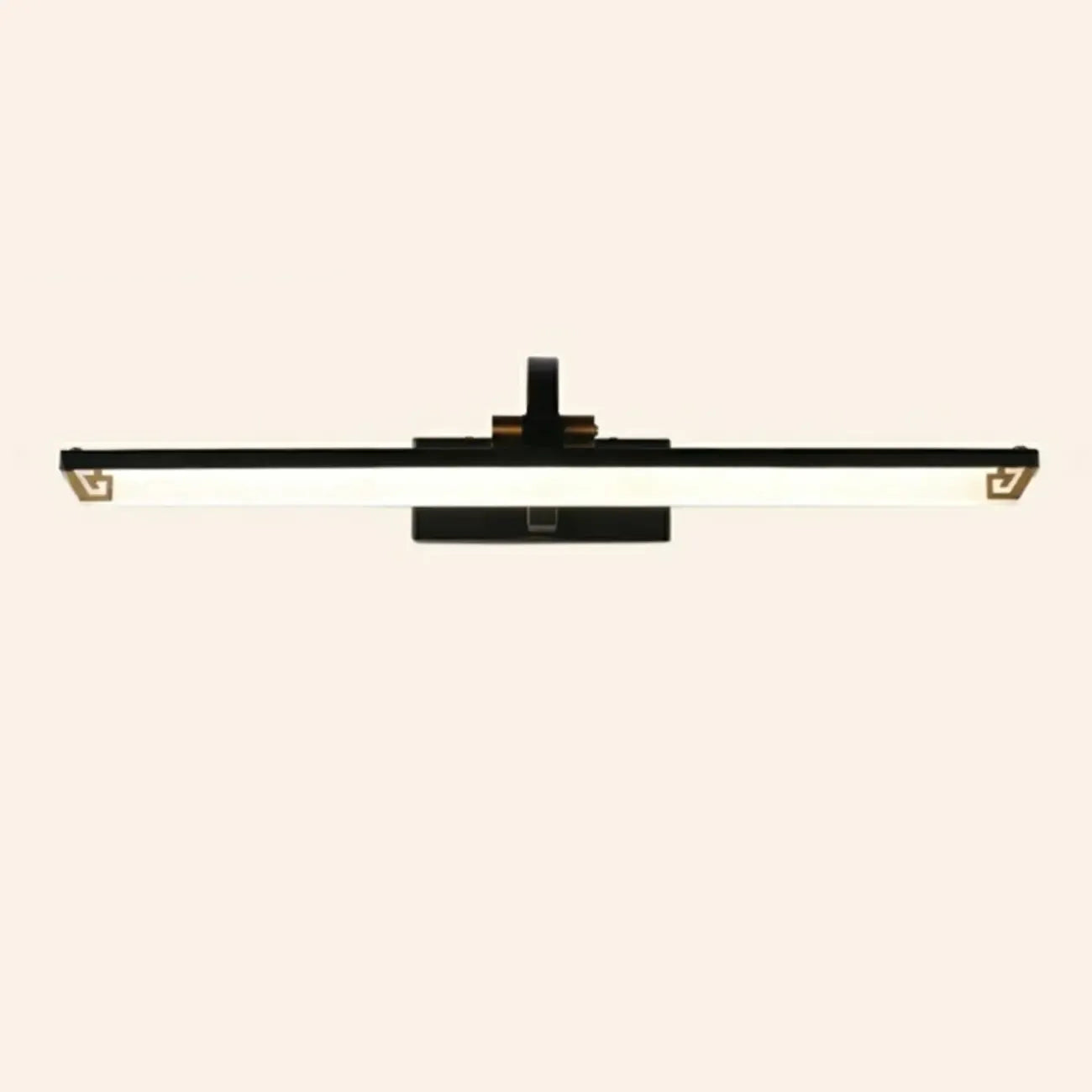 Arched Black Acrylic LED Vanity Light for Bathroom