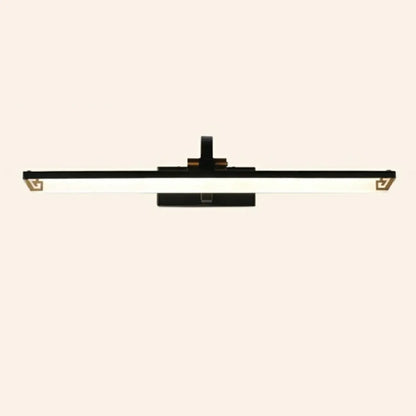 Arched Black Acrylic LED Vanity Light for Bathroom