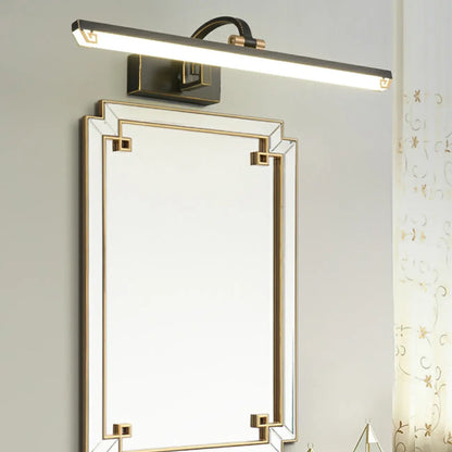 Arched Black Acrylic LED Vanity Light for Bathroom