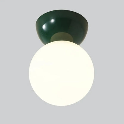 5 to 9 Inch Acrylic Globe Ceiling Light for Residential Use