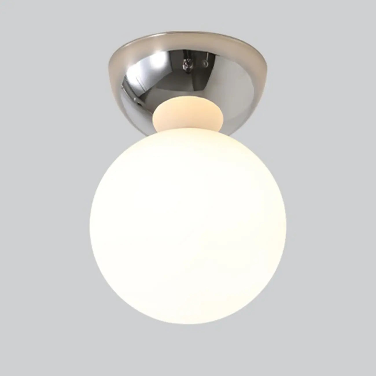 5 to 9 Inch Acrylic Globe Ceiling Light for Residential Use