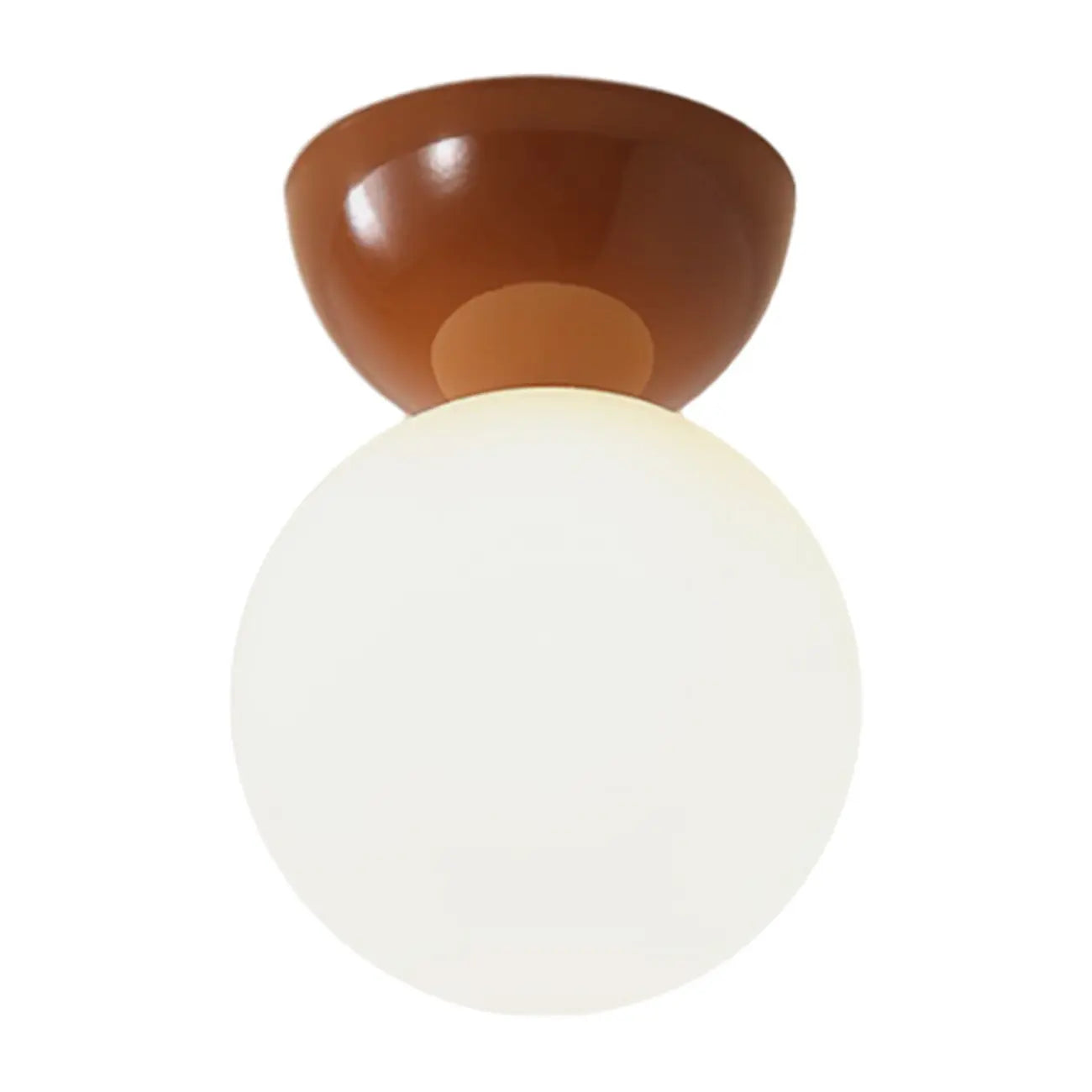 5 to 9 Inch Acrylic Globe Ceiling Light for Residential Use