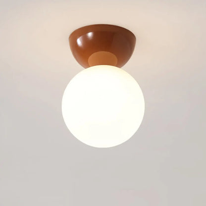 5 to 9 Inch Acrylic Globe Ceiling Light for Residential Use