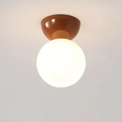 5 to 9 Inch Acrylic Globe Ceiling Light for Residential Use