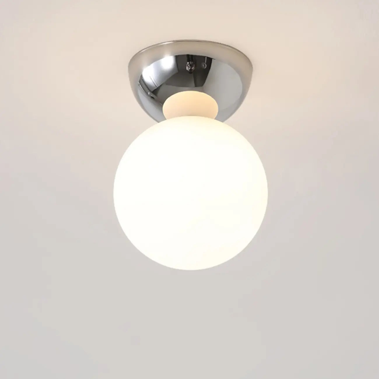 5 to 9 Inch Acrylic Globe Ceiling Light for Residential Use