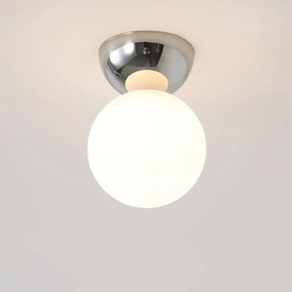 5 to 9 Inch Acrylic Globe Ceiling Light for Residential Use