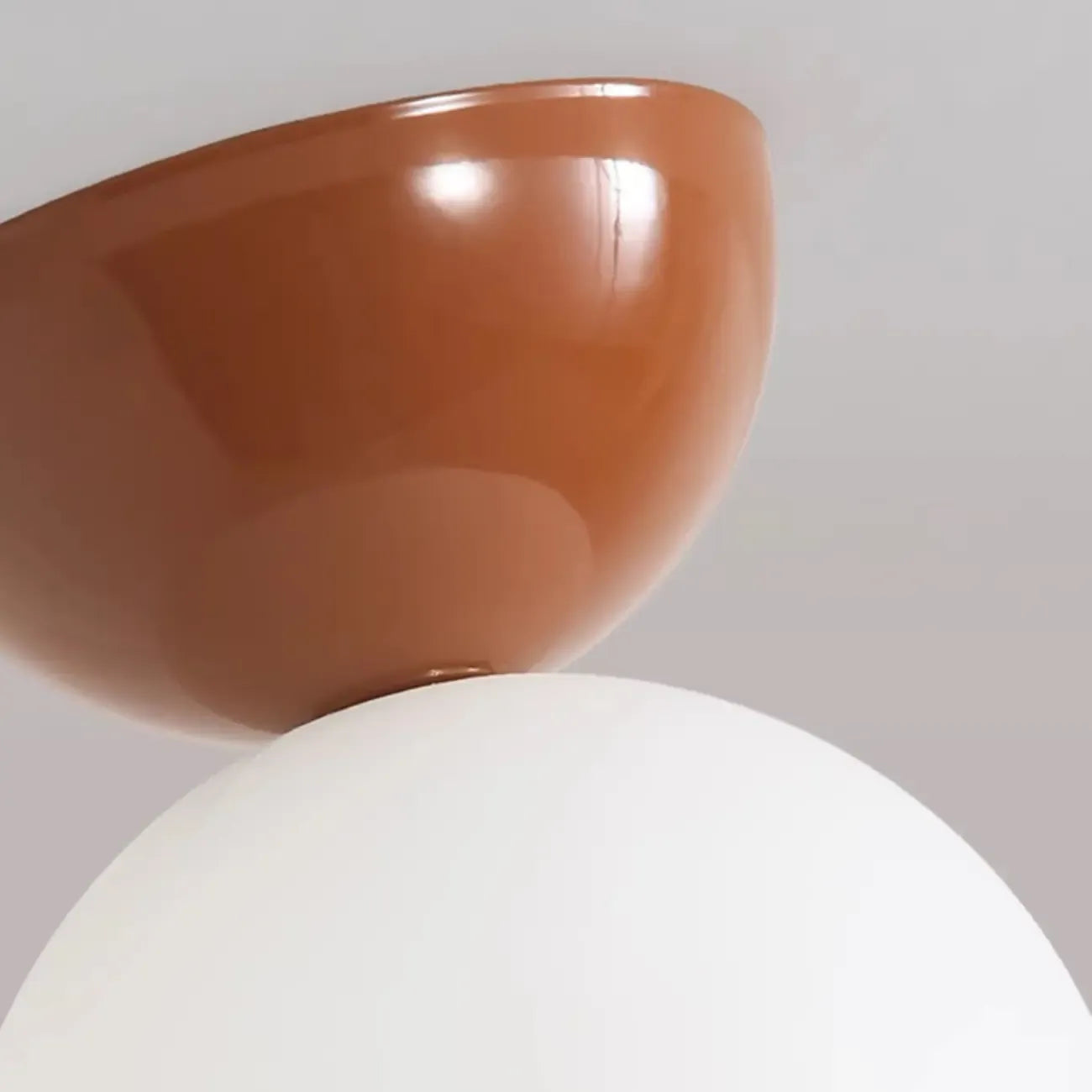 5 to 9 Inch Acrylic Globe Ceiling Light for Residential Use