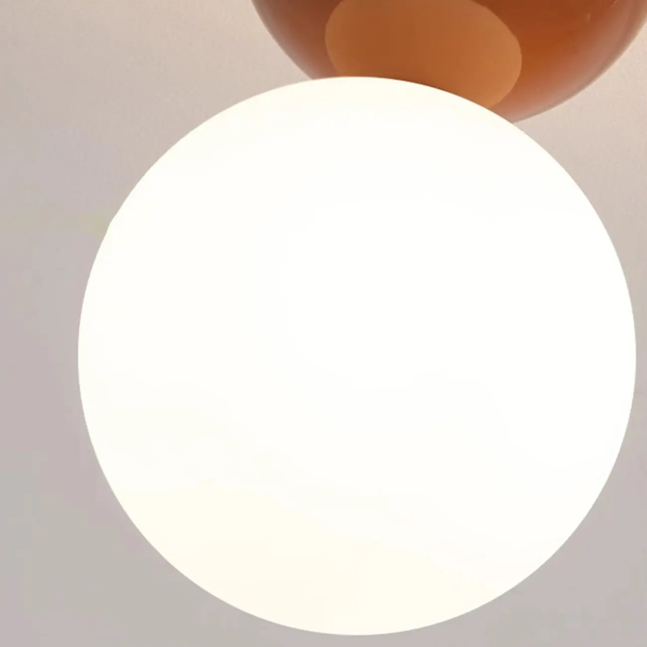 5 to 9 Inch Acrylic Globe Ceiling Light for Residential Use