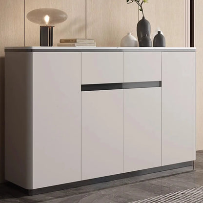 Modern Grey Sideboard with Sintered Stone Top