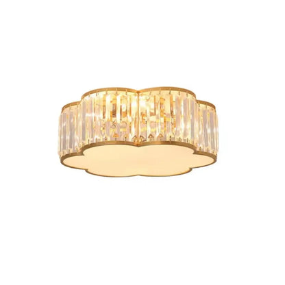 19 to 20 Inch Crystal Ceiling Light for Modern Living Room