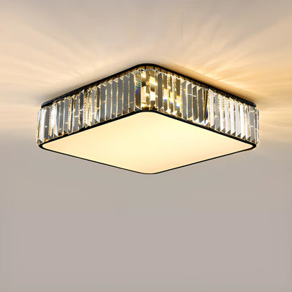 19 to 20 Inch Crystal Ceiling Light for Modern Living Room
