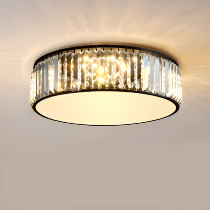 19 to 20 Inch Crystal Ceiling Light for Modern Living Room
