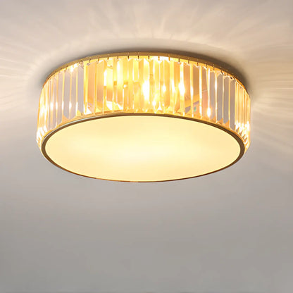 19 to 20 Inch Crystal Ceiling Light for Modern Living Room