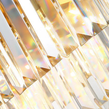 19 to 20 Inch Crystal Ceiling Light for Modern Living Room