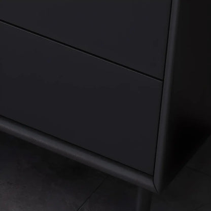 6 Modern Black Accent Cabinet for Bedroom & Living Room