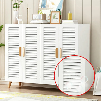 Modern Wooden Ventilated Storage Cabinet with Straight Legs
