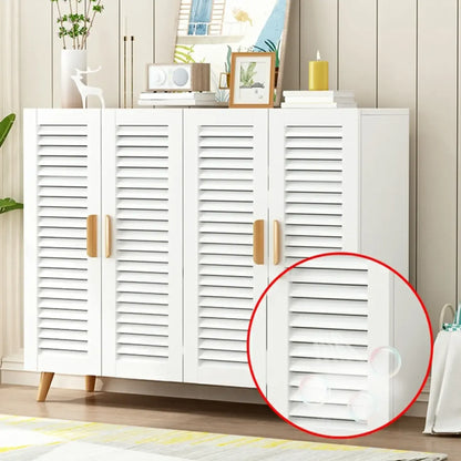 Modern Wooden Ventilated Storage Cabinet with Straight Legs