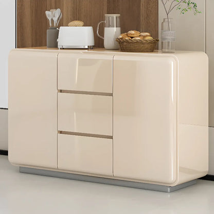 Scandinavian White Sideboard with Drawers & Cabinets